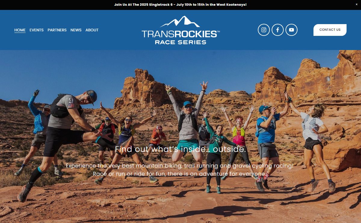 TransRockies Race Series – the best mountain biking, trail running & gravel cycling adventures!