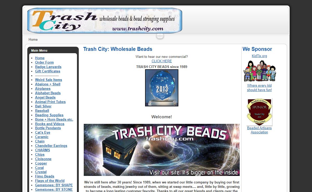 Trash City: Wholesale Beads