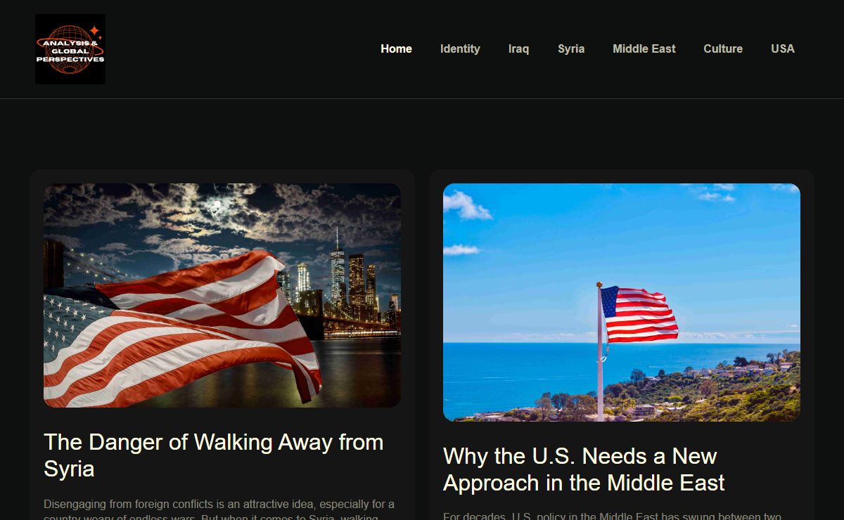 Analysis & Global Perspectives – Your Source for Politics, Economy & Security