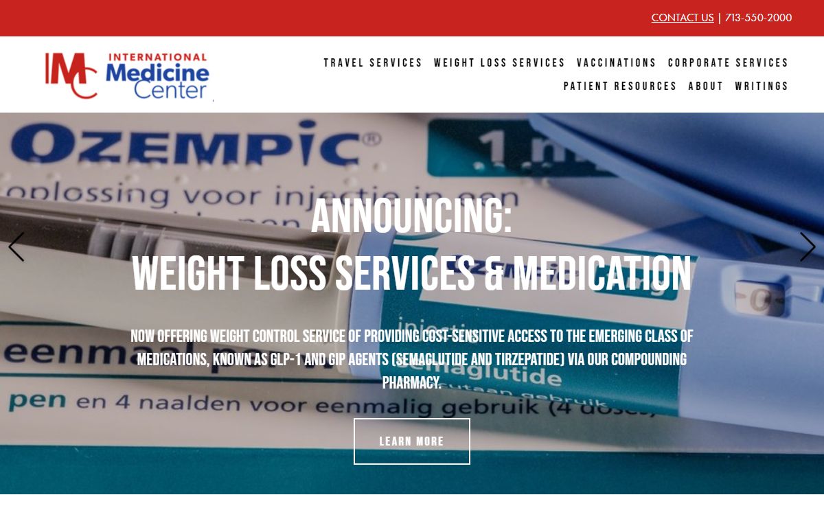 Dr. Edward Rensimer | Travel Medicine, Vaccines & Weight Loss Solutions, Ozempic | Houston, TX