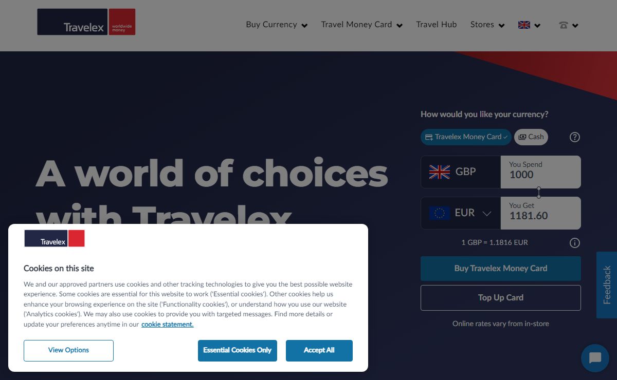 Currency Exchange | Buy Travel Money | Travelex