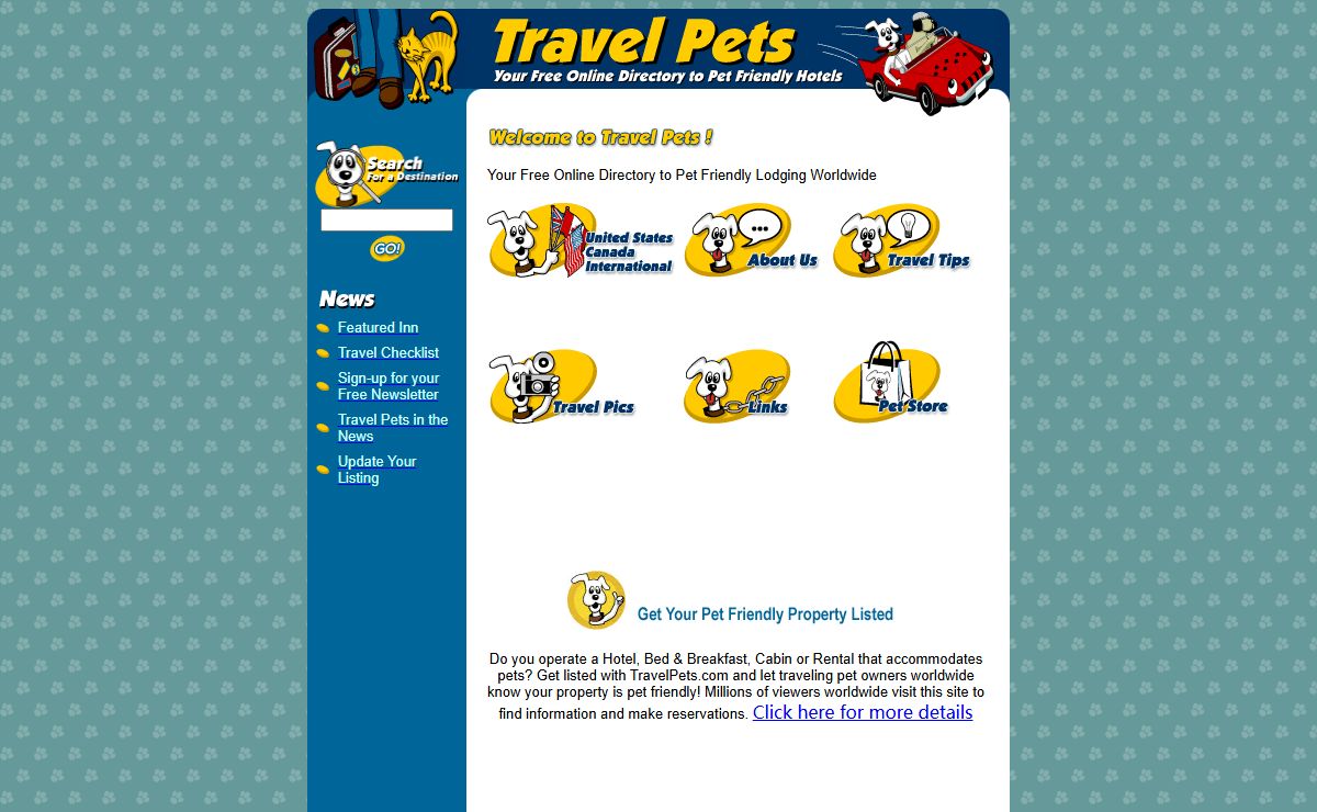 Welcome to TravelPets