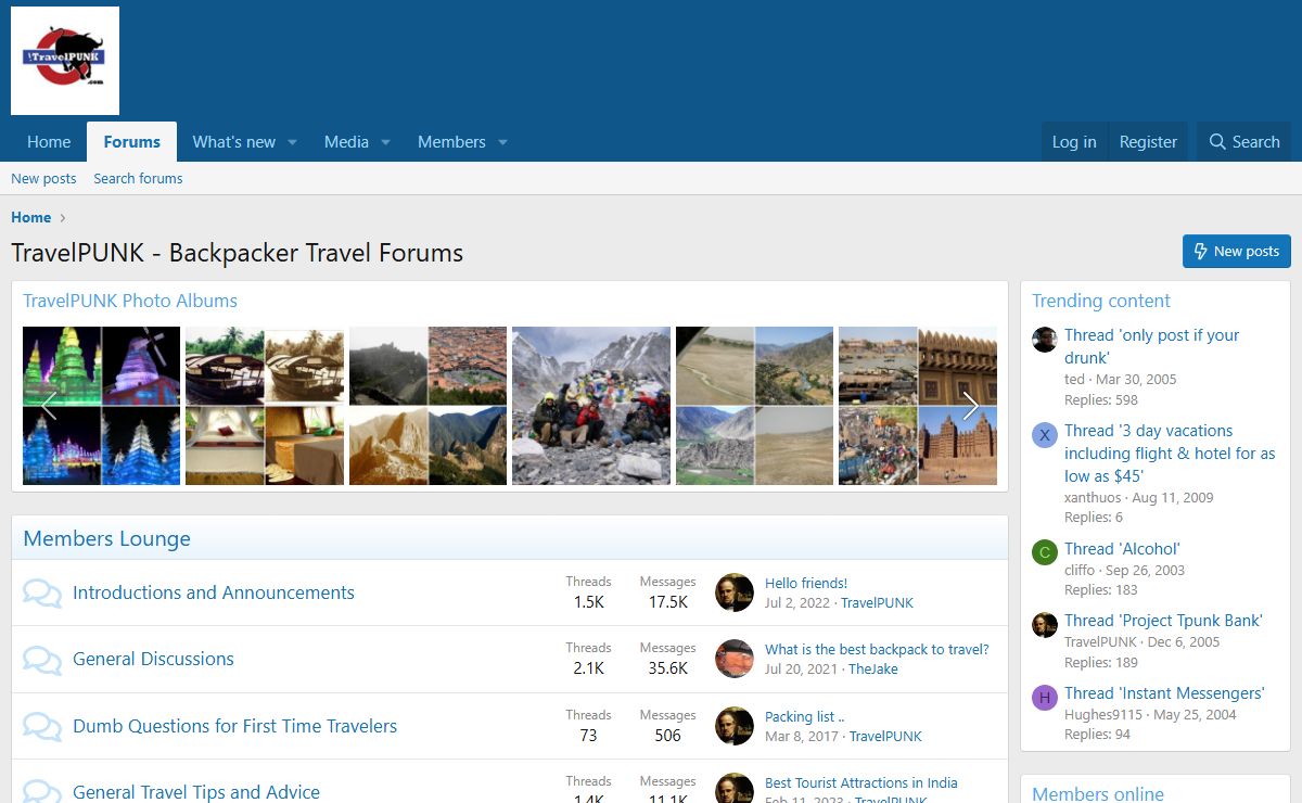TravelPUNK - Backpacker Travel Forums