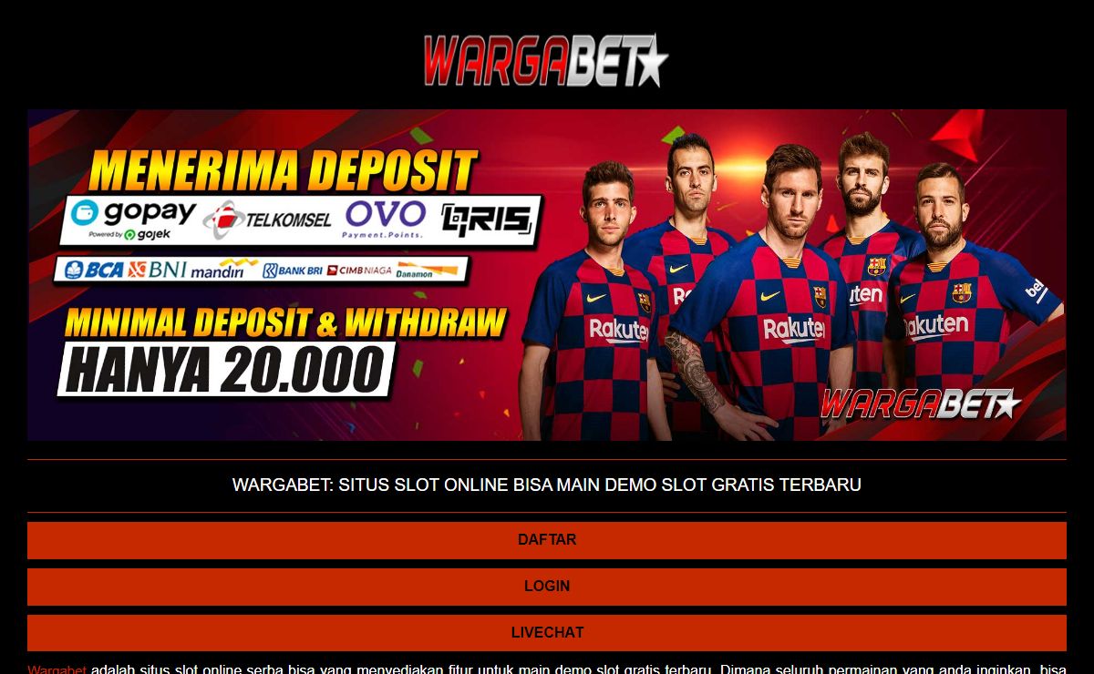 Wargabet: Situs Slot Online Bisa Main Demo Slot Gratis Terbaru