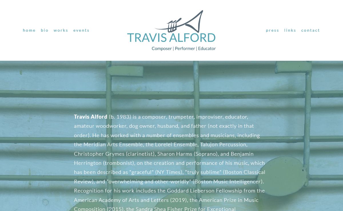 Travis Alford, Composer