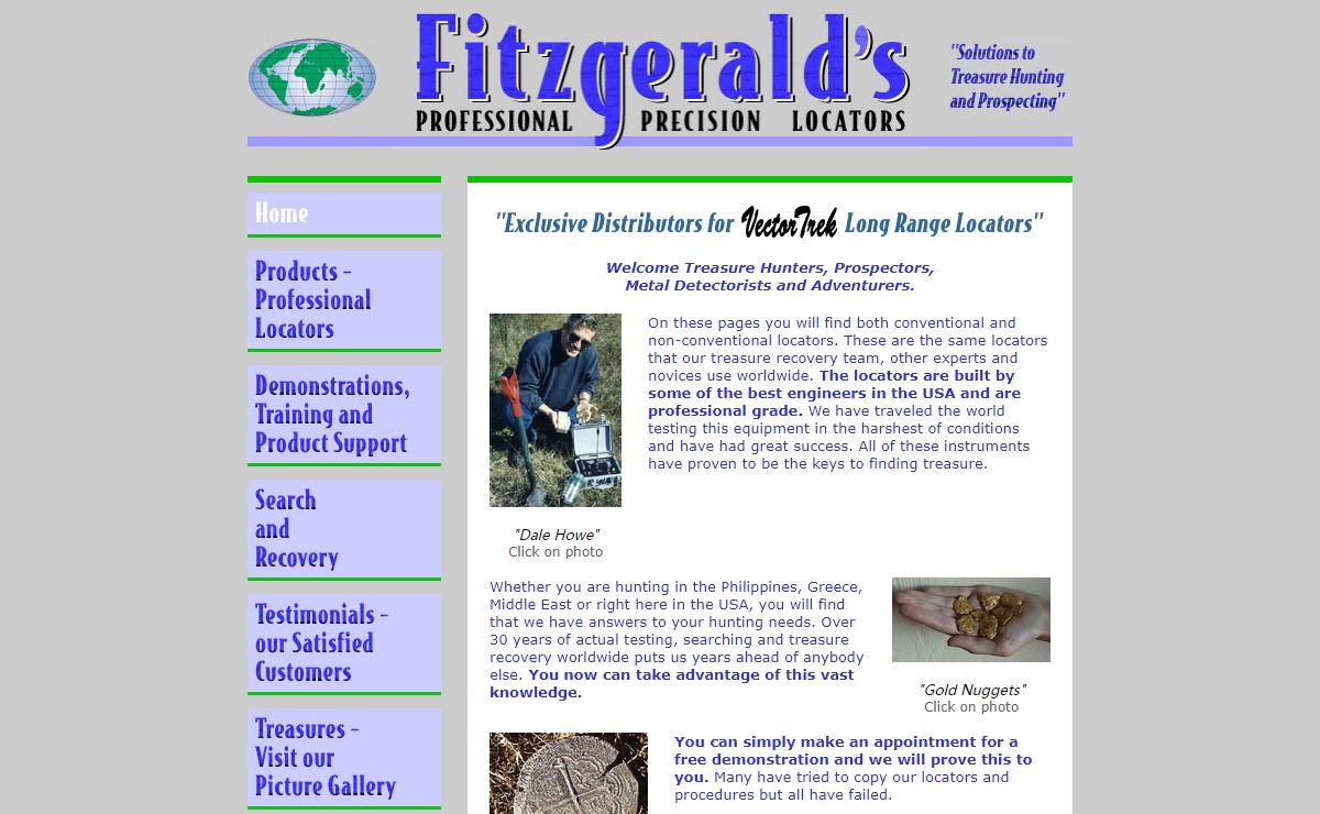 Metal Detectors, Treasure Hunting, Gold Prospecting