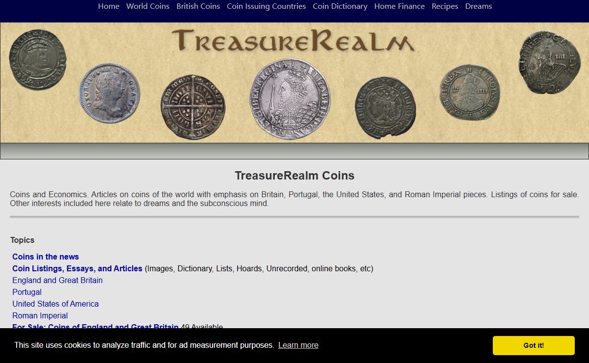 TreasureRealm Coins