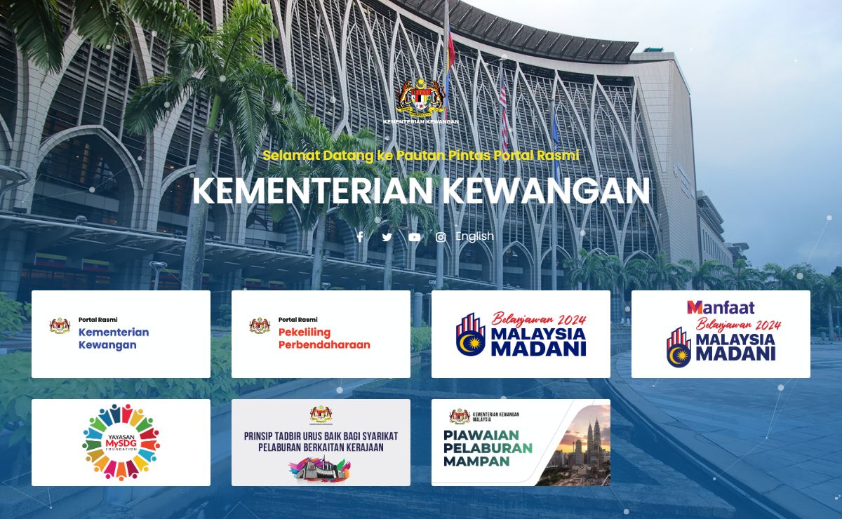 Portal Rasmi Kementerian Kewangan