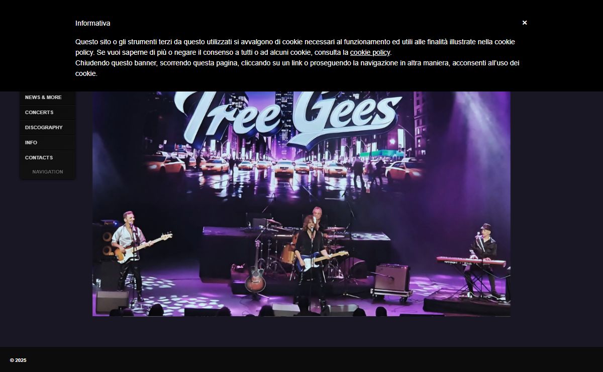 TreeGees | Official website - Bee Gees tribute band