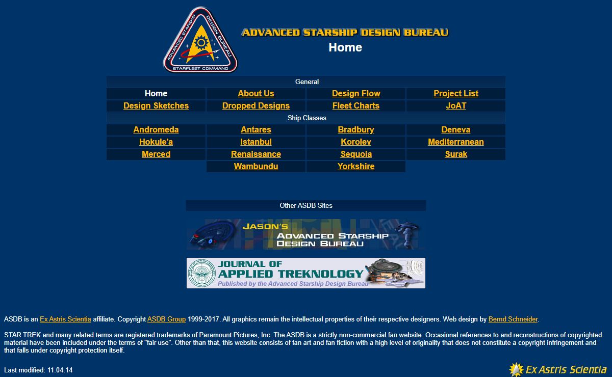 Advanced Starship Design Bureau - Home
