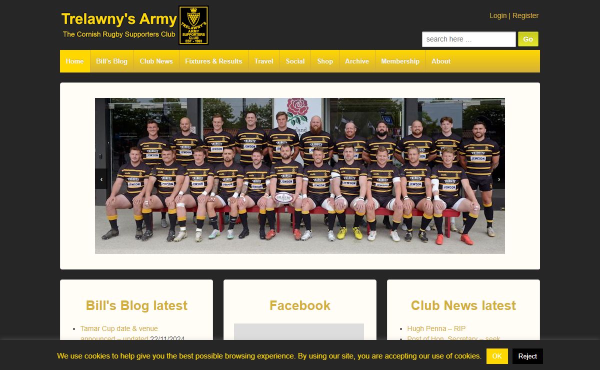 Trelawny's Army | The Cornish Rugby Supporters Club
