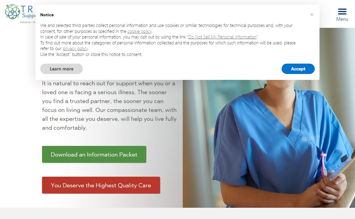 Hospice & Palliative CareCenter is now Trellis Supportive Care |