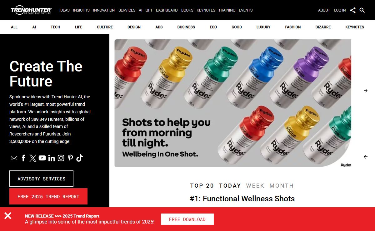 TREND HUNTER - #1 in Trends, Trend Reports, Fashion Trends, Tech, Design