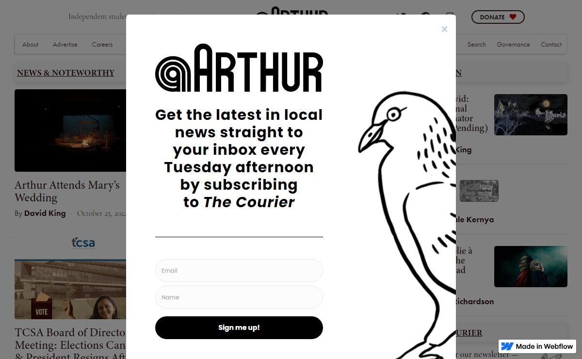 Arthur Newspaper