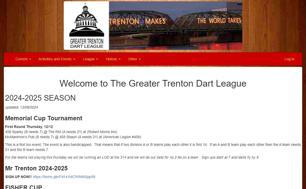 Greater Trenton Dart League