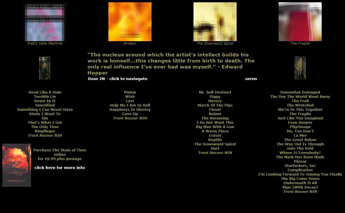 Trent Reznor NIN > The Public Person >> Nine Inch Nails