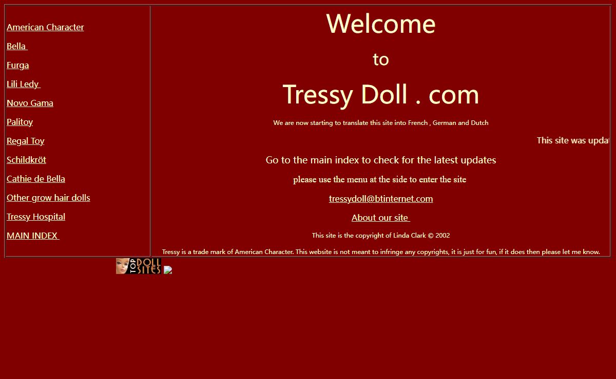 The World of Tressy Dolls