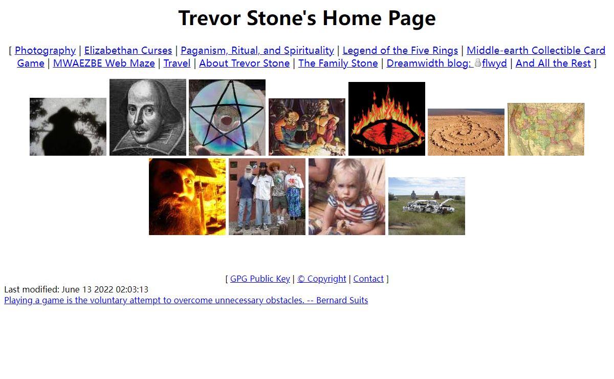 trevorstone.org - The Domain of Trevor Stone