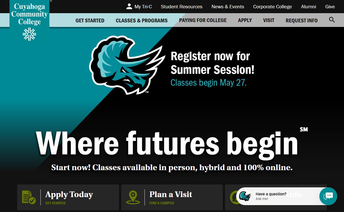 Tri-C Cuyahoga Community College: Cleveland, Ohio