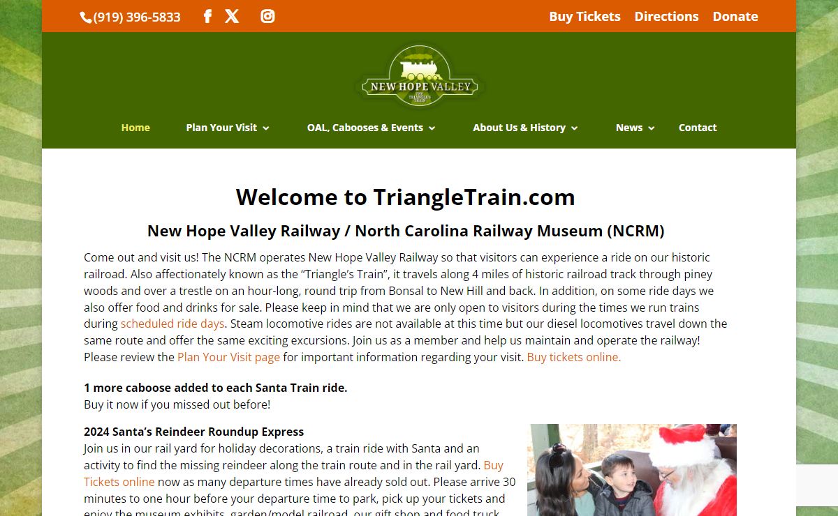 Triangle's Train | New Hope Valley Railway