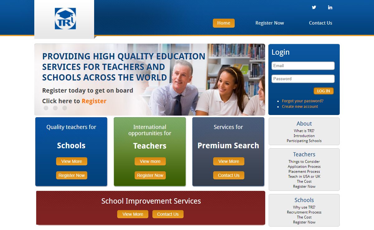 Home | Teacher Recruitment International