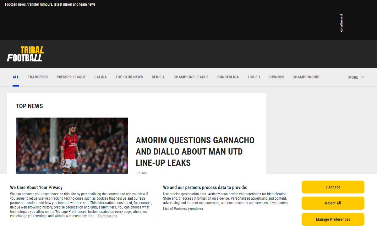 Football News, Transfers, Latest Team News | TribalFootball