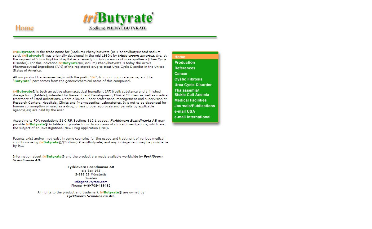 triButyrate® Home Page