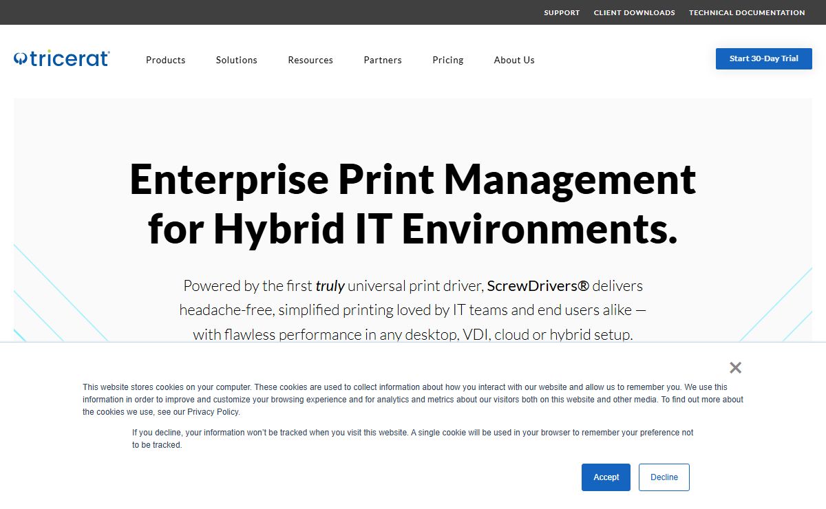 Enterprise Print Management Solutions | Tricerat