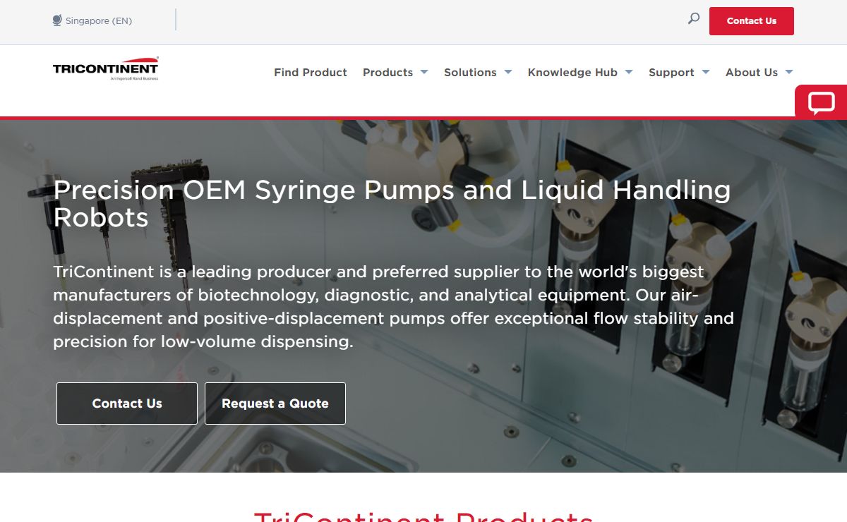 Precision Syringe Pumps & Liquid Handling Robots | TriContinent