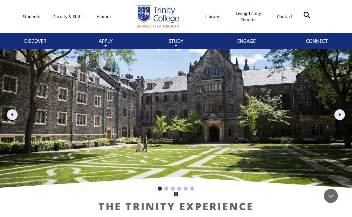 Trinity College in the University of Toronto - Home - Trinity College