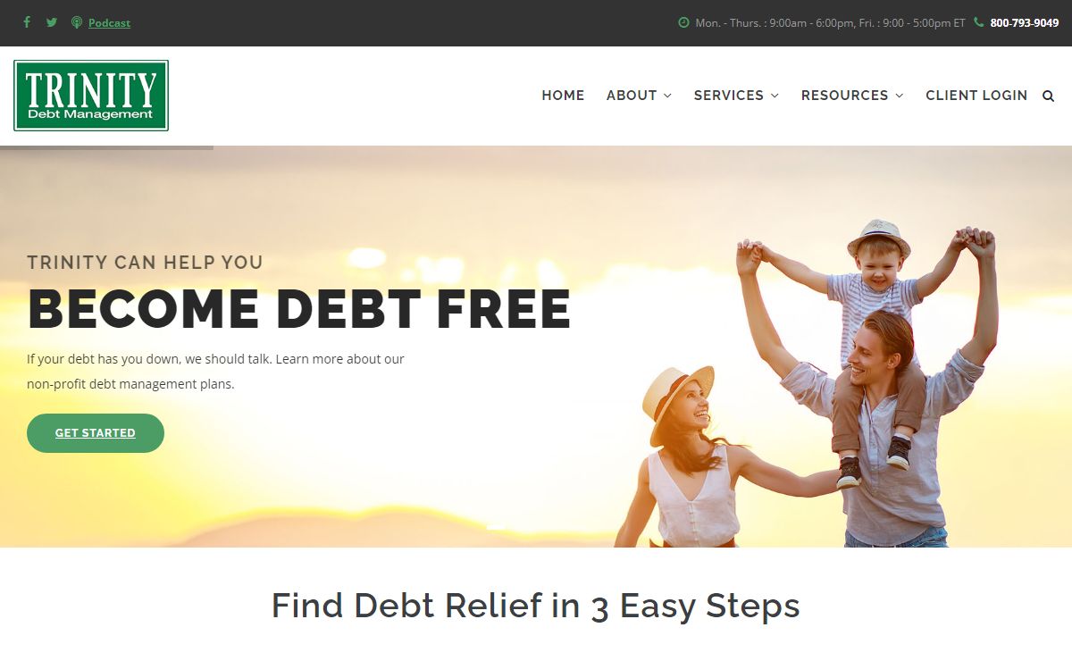 Christian Credit Counseling | Trinity Debt Management