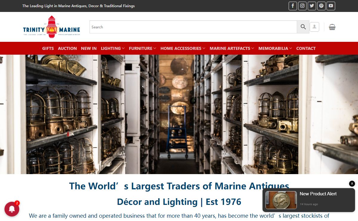 Trinity Marine – Marine Antiques Dealer