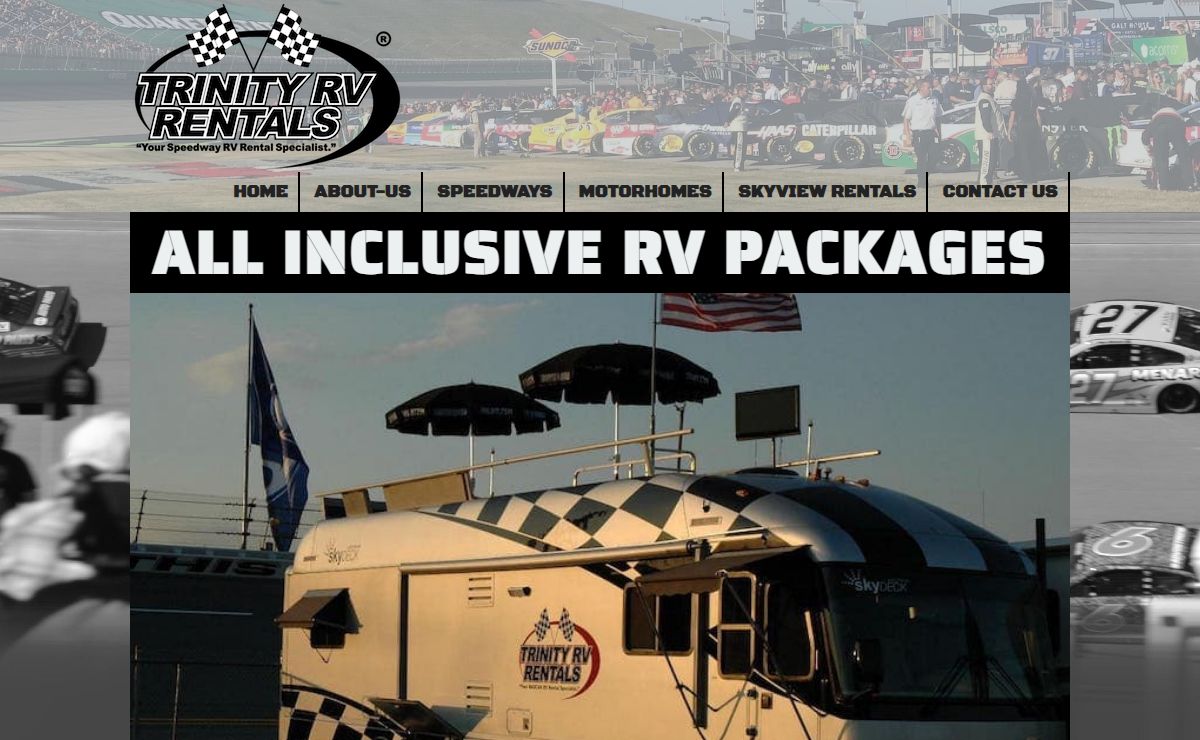 All Inclusive RV Rentals|Travel Packages at NASCAR Events