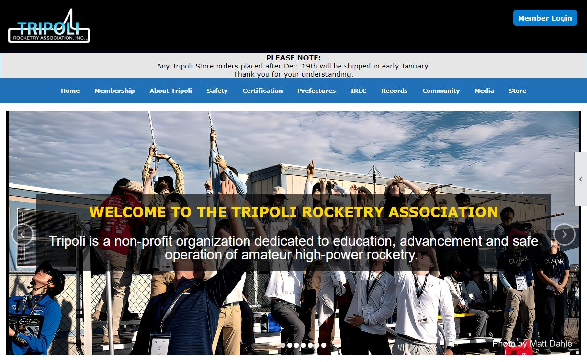 Home - Tripoli Rocketry Association