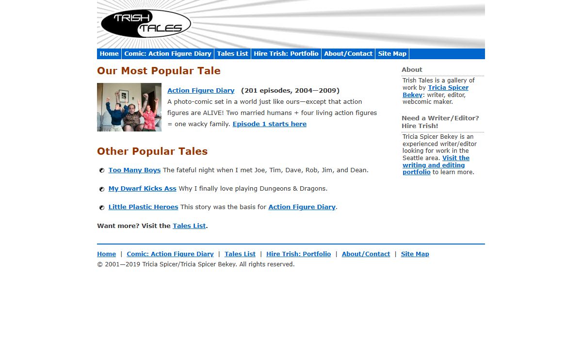 TrishTales.com: Comics and stories by Tricia Spicer Bekey