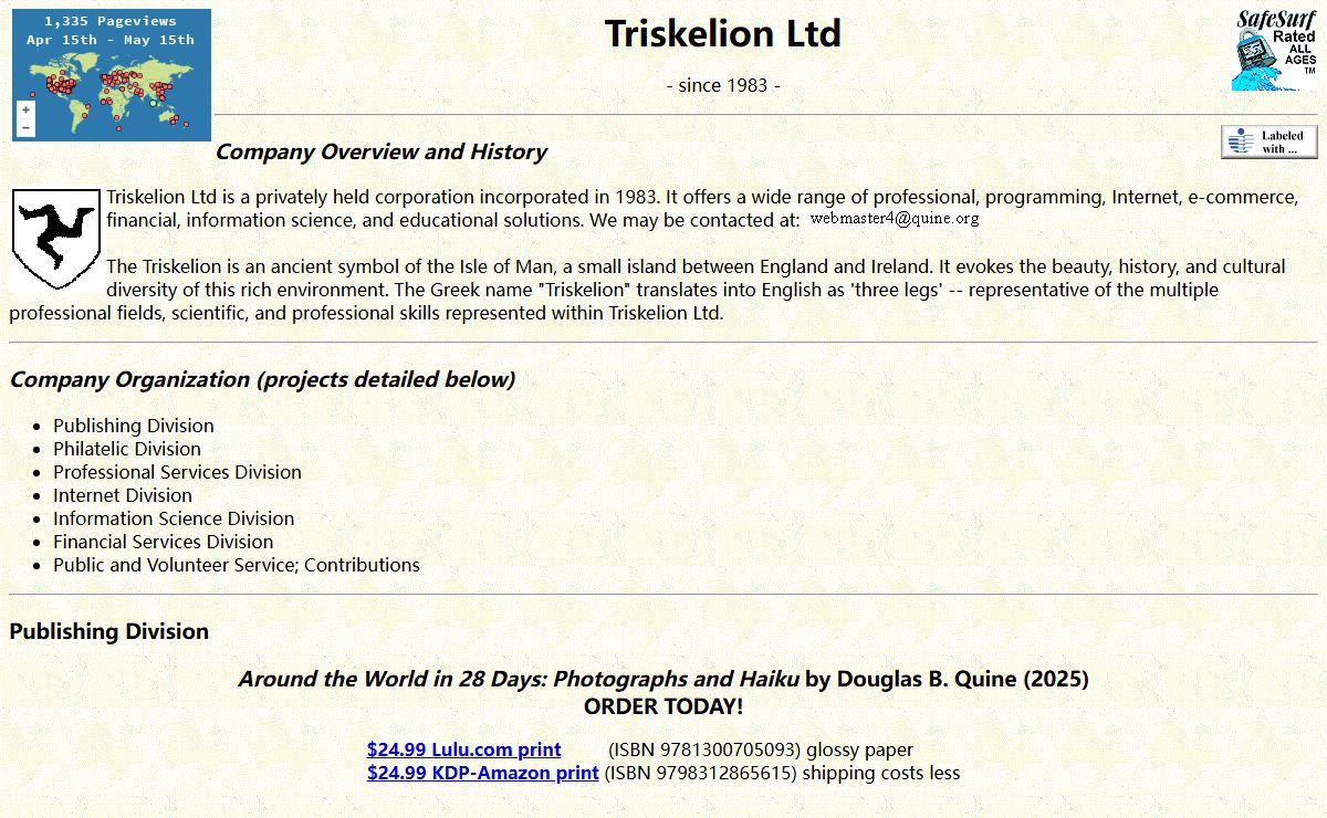 Triskelion Ltd - home page