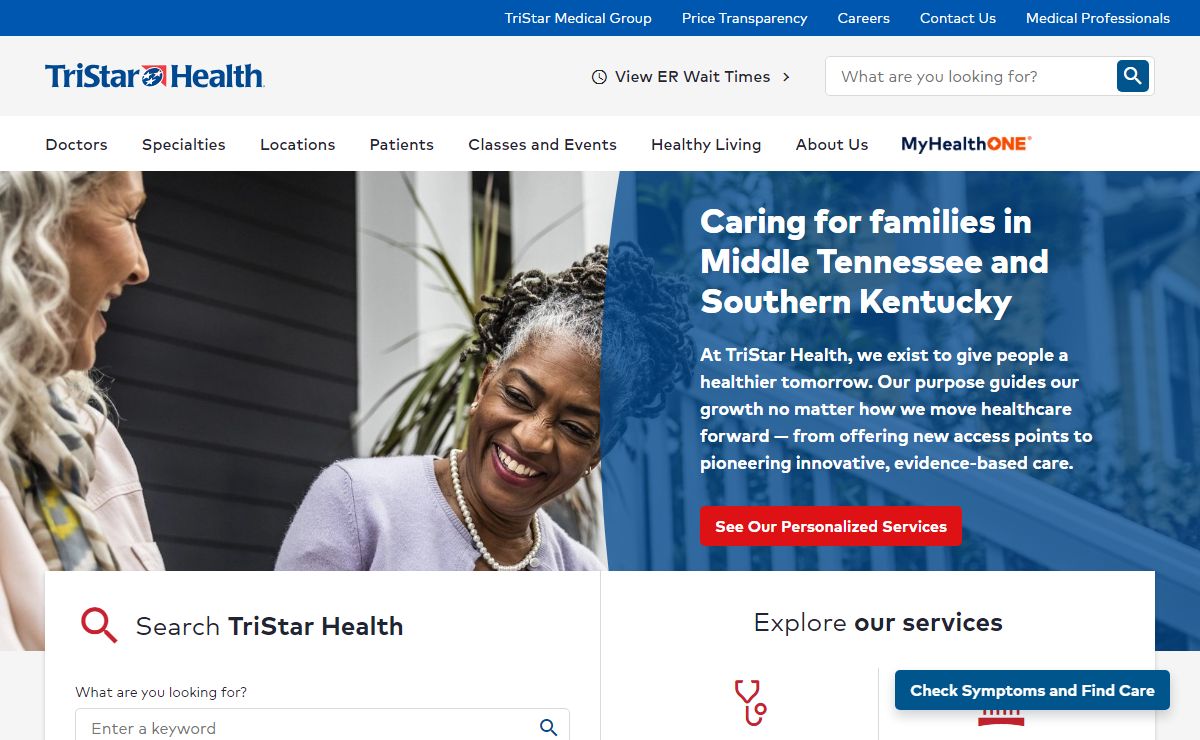 Tennessee Hospitals & ERs | TriStar Health