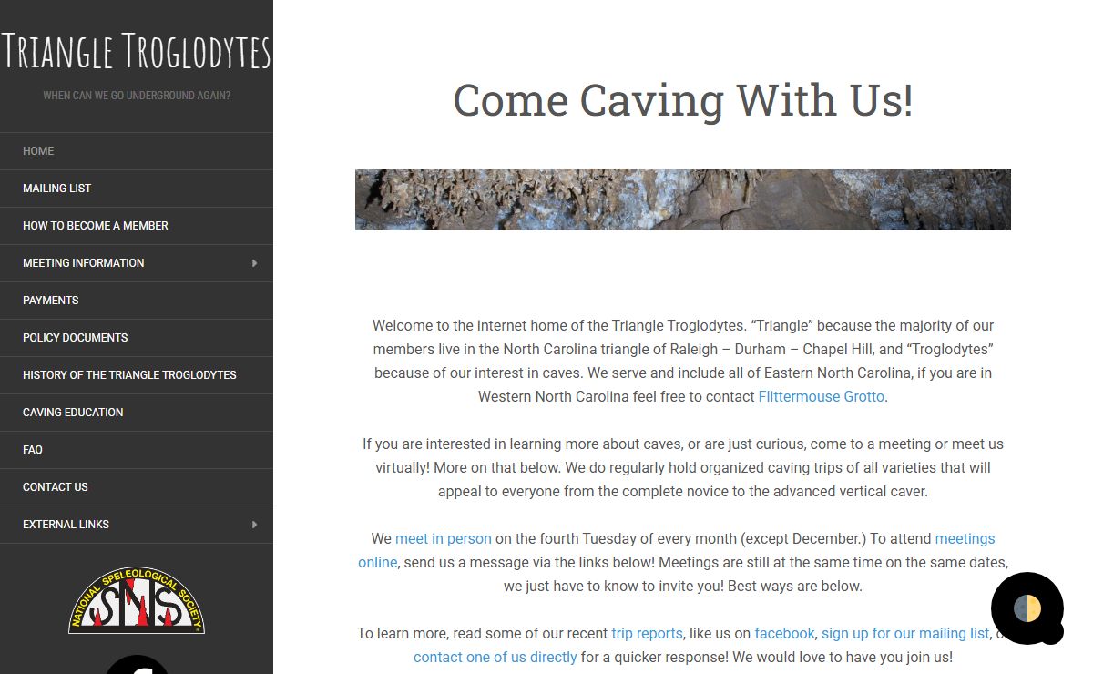 Come Caving With Us! - Triangle Troglodytes