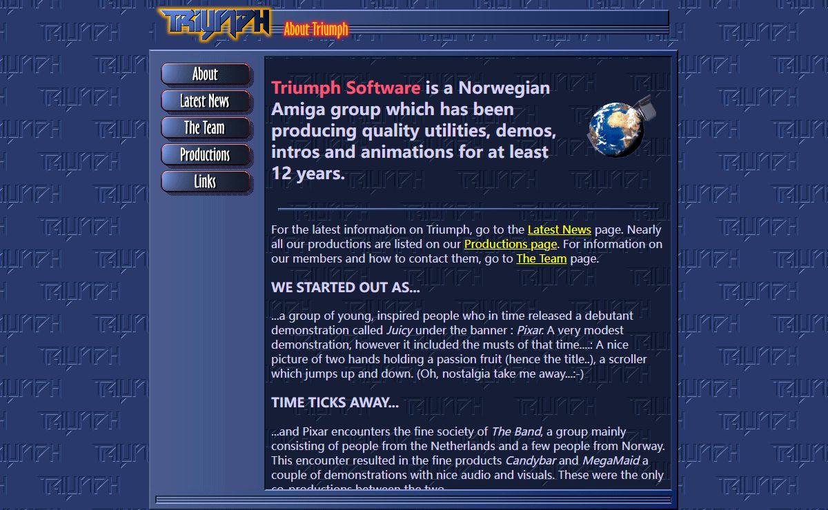 Triumph on the Internet