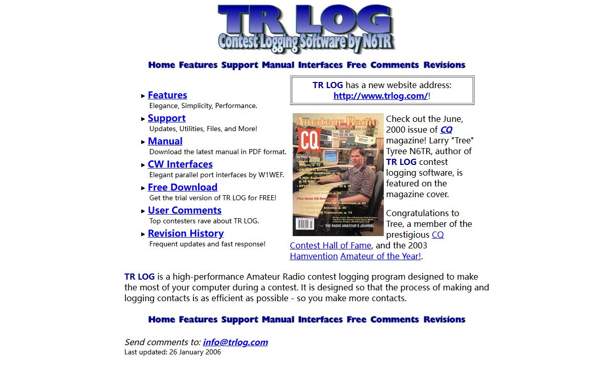 TR LOG: Contesting Logging Software by N6TR