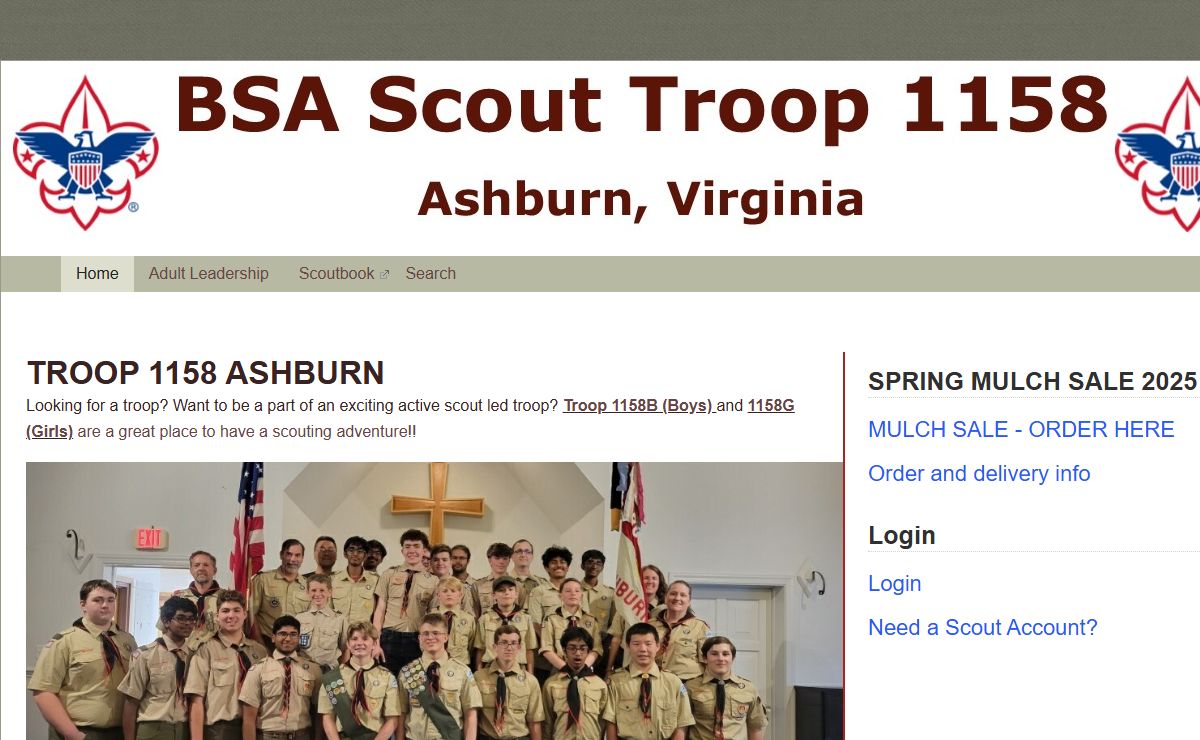 BSA Scout Troop 1158 - About Troop 1158