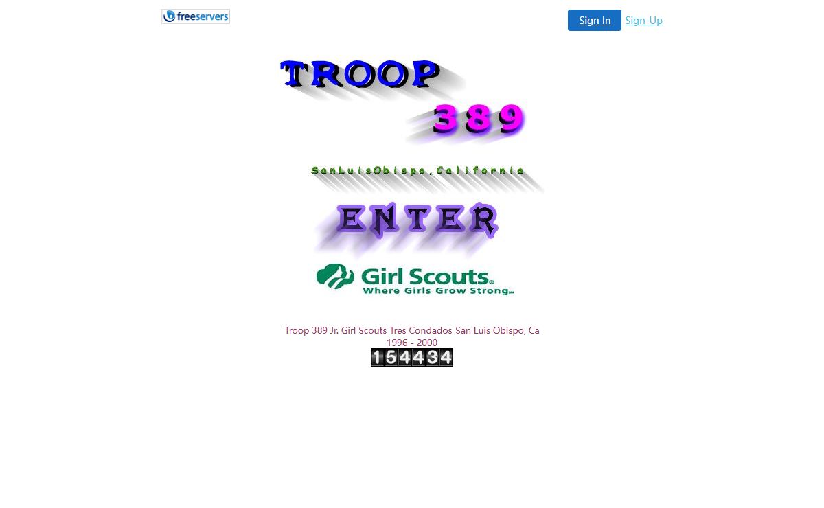 Troop 389 Jr Girl Scouts Tres Condados SLO Ca