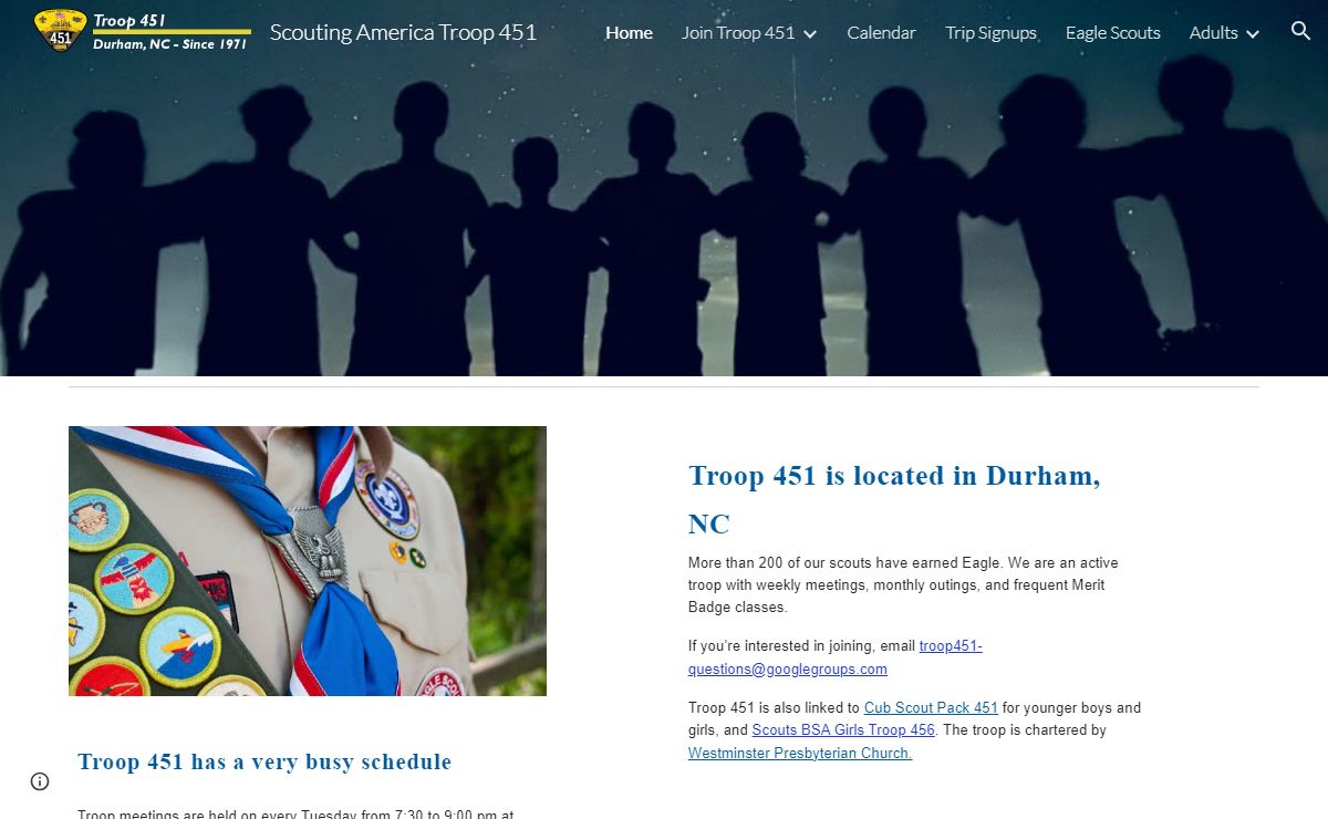 Scouting America Troop 451