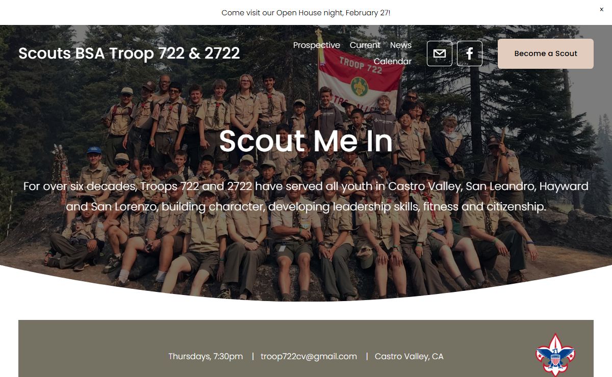 Scouts BSA Troop 722 & 2722