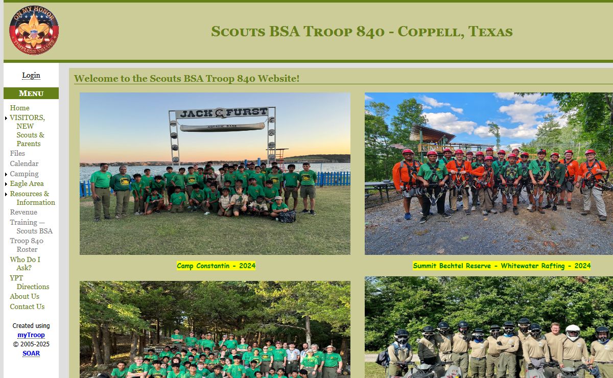 Scouts BSA Troop 840, Coppell TX | Home Page