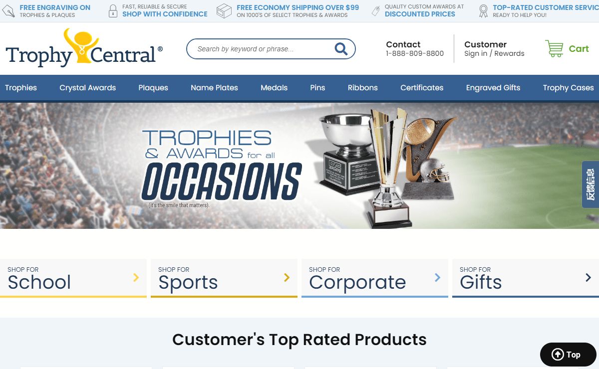 Custom Engraved Trophies and Awards, Plaques and More