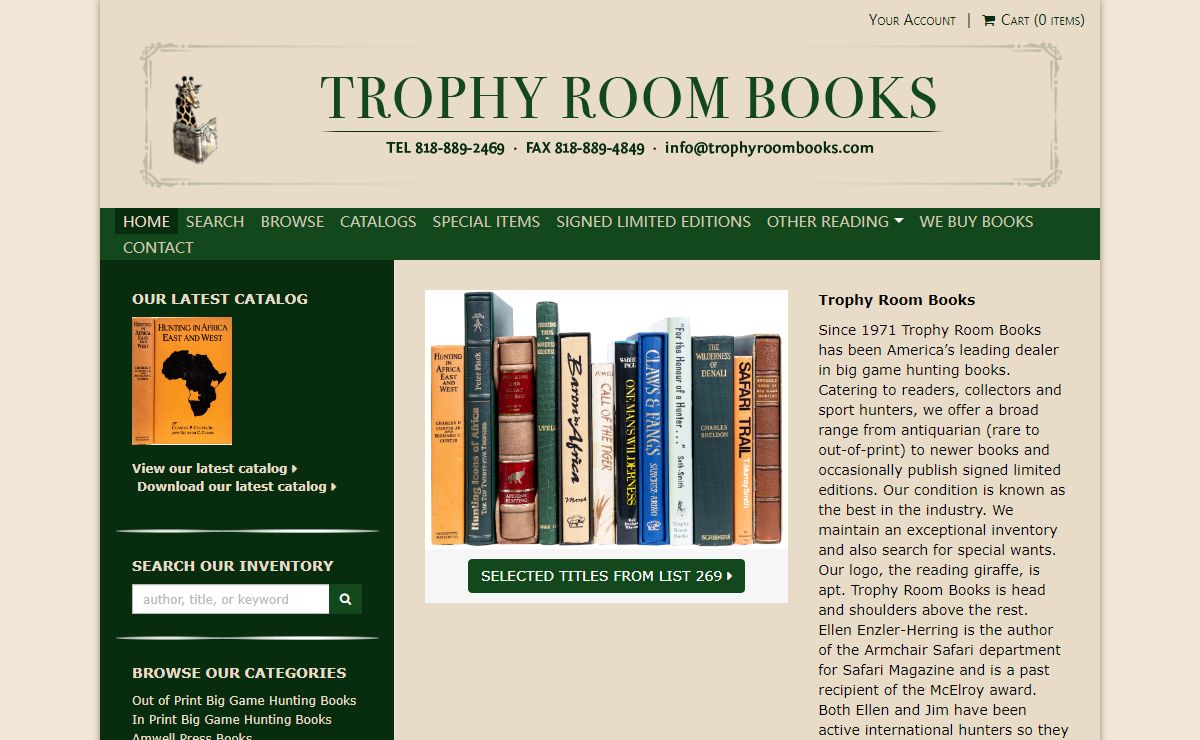 Trophy Room Books