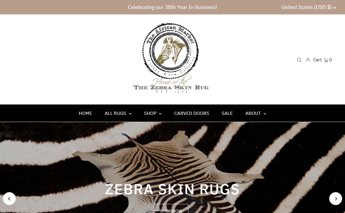 Real Zebra Skin Rugs - Zebra Hide Rug | Trophy Room Collection – Trophy Room Collection
