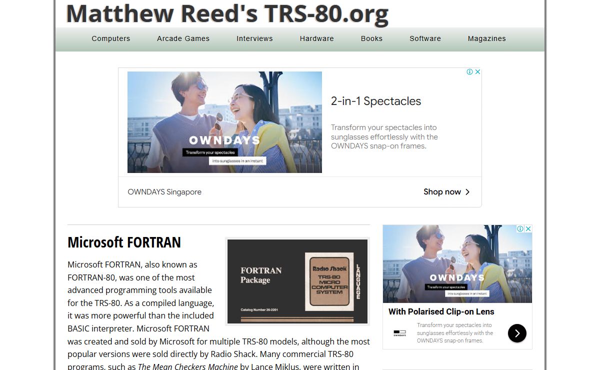 Matthew Reed's TRS-80.org