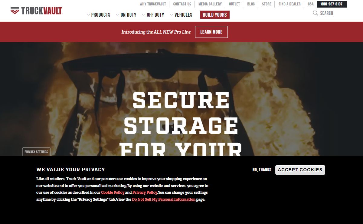 Secure In-Vehicle Storage Systems | TruckVault